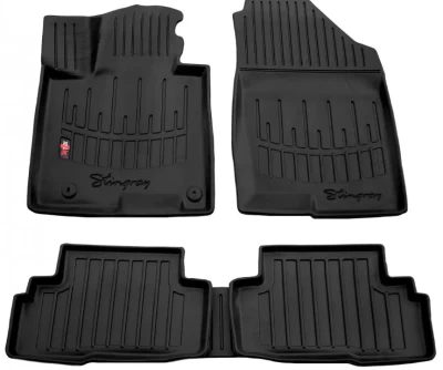 Polyurethane floor mats for Hyundai Tucson NX4 2021-, hybrid, with raised edges, 5 pcs, Stingray, 5009095 Polyurethane floor mats for Hyundai Tucson NX4 2021-, hybrid, with raised edges, 5 pcs, Stingray, 5009095