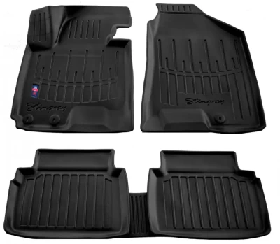 Polyurethane floor mats for Hyundai iX35/Kia Sportage SL 2010-2015, with raised edges, 5 pcs, Stingray, 5009025