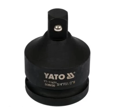 Adapter udarowy 3/4(wewnętrzny kwadrat) × 1/2(zewnętrzny kwadrat) Yato YT-11671