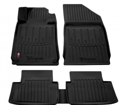 Polyurethane floor mats for Jetour Dashing 2022-, with raised edges, 4 pcs, Stingray, 5065024