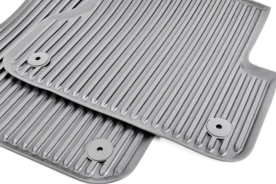 Oryginalne dywaniki do Audi A8 2010-2017, tylne, szare, 2 szt., VAG, 4H0061511AY2