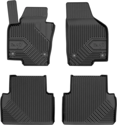 Dywaniki do Volkswagen Sharan 2010-2022/Seat Alhambra 2010-2020, 1-2 rząd siedzeń, Frogum, FG 77409743