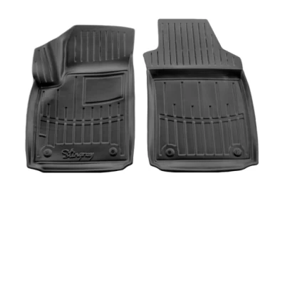 Polyurethane floor mats for Fiat 500 2007- Europe, with raised edges, 2 pcs Stingray 5006052
