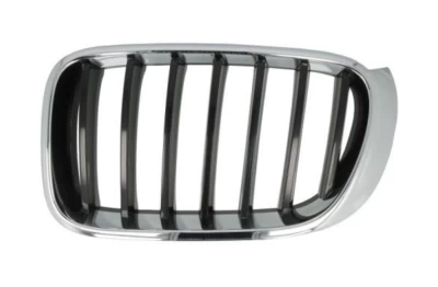 Lewa atrapa chłodnicy BMW X3 (F25) 2014-2017, chromowana/szara metalizowana, AVTM, 181428991 Lewa atrapa chłodnicy BMW X3 (F25) 2014-2017, chromowana/szara metalizowana, AVTM, 181428991