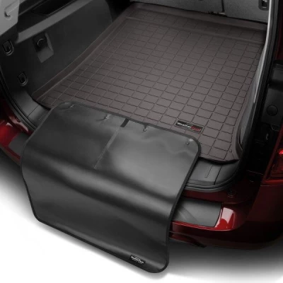 Mata do bagażnika Land Rover Range Rover Velar/Jaguar F-Pace 2016-2019, z osłoną, kakaowa, WeatherTech 43892SK
