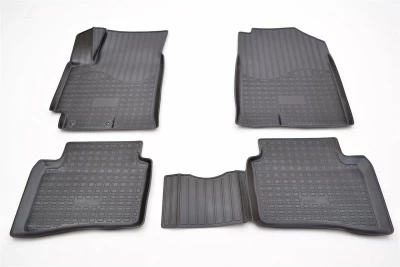 Polyurethane floor mats for Hyundai Accent/Solaris 2017-, 3D, Norplast, NPA11-C31-380