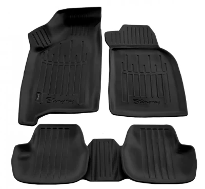 Polyurethane floor mats for Lada 2109 1990-2011/21099 1990-2011/2114 2001-2013/2115 1997-2012, with raised edges, 5 pcs, Stingray, 5036015 Polyurethane floor mats for Lada 2109 1990-2011/21099 1990-2011/2114 2001-2013/2115 1997-2012, with raised edges, 5 pcs, Stingray, 5036015