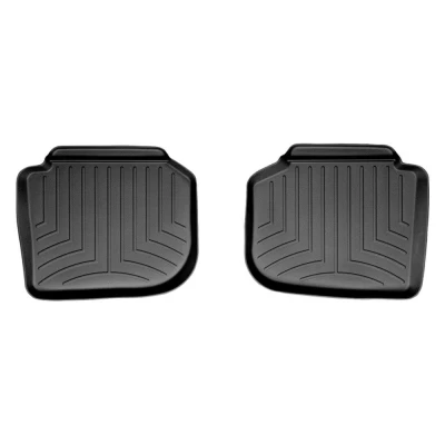 Floor mats for Volkswagen Passat B7/B8, USA 2010-, USA, with raised edges, rear, black, Weathertech 443842