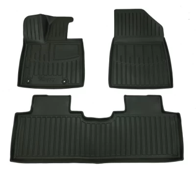 Polyurethane floor mats for BYD Leopard 3 2025- with raised edges, 3 pcs Stingray 5068093