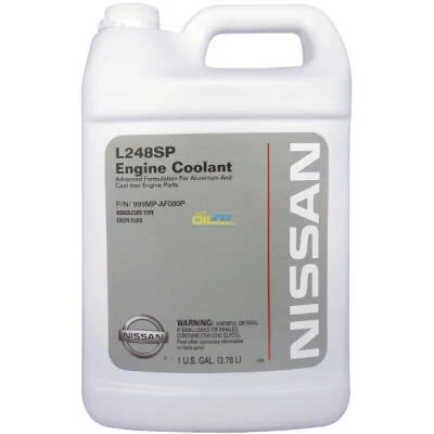 Skoncentrowany Płyn niezamarzający Nissan L248SP Engine Coolant, G11, zielony, 3,78 L Nissan 999MPAF000P
