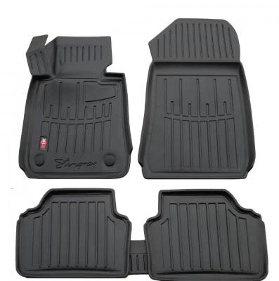 Polyurethane floor mats for BMW 3-Series E90/E91 2004-2013, with raised edges, 5 pcs, Stingray, 5027075 Polyurethane floor mats for BMW 3-Series E90/E91 2004-2013, with raised edges, 5 pcs, Stingray, 5027075
