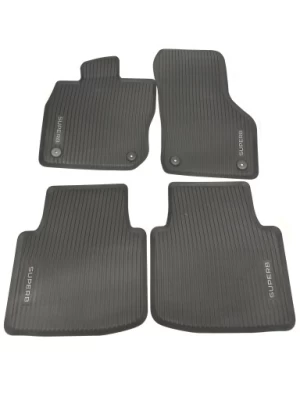 Oryginalne dywaniki do Skoda Superb 2024- guma 4 szt. VAG 3P1061500