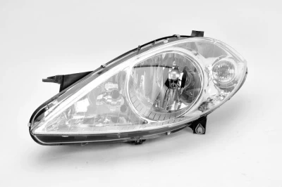Reflektor przedni Mercedes-Benz A-Class W169 2005-2008, lewy H7/H7 - paraboliczny odblask, regulacja elektryczna, Depo, 440-1143L-LD-EM