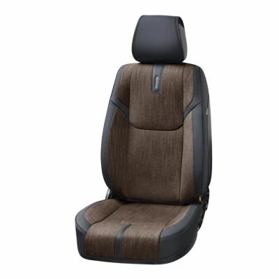 Narzuty na fotele 3D Manhattan brązowe (przednie+tylne) Beltex BX86300