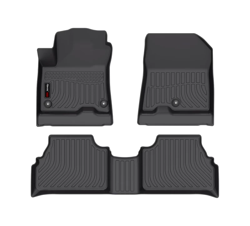 All-weather floor mats for Hyundai Sonata LF 2015–2019 HAVOC Maximum Coverage