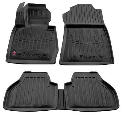 Polyurethane floor mats for BMW X3 E83 2004-2010, with raised edges, 5 pcs, Stingray, 5027085 Polyurethane floor mats for BMW X3 E83 2004-2010, with raised edges, 5 pcs, Stingray, 5027085
