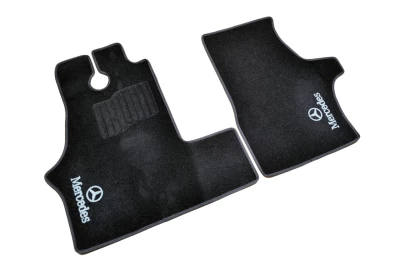 Dywaniki tekstylne do Mercedes-Benz Vito W638 1996-2003, czarne, AVTM BLCCR1376