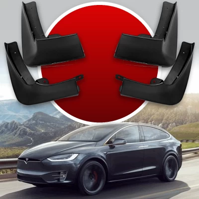 Chlapacze do Tesla Model X 2015–2019 HAVOC pełny zestaw