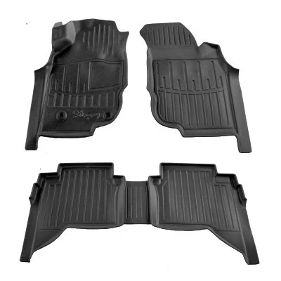 Dywaniki poliuretanowe do Toyota Hilux 7 Crew Cab 2004-2015 z podwyższonymi rantami, 5 szt. Stingray 5022475