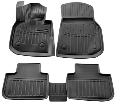 Polyurethane floor mats for BMW X3 G01 2017-/X4 G02 2018-, with raised edges, 5 pcs, Stingray, 5027215 Polyurethane floor mats for BMW X3 G01 2017-/X4 G02 2018-, with raised edges, 5 pcs, Stingray, 5027215