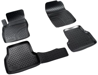 Polyurethane floor mats for Ford Focus 2 2004-2008, Norplast, NPL-Po-22-15