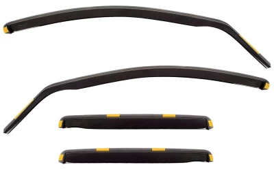 Owiewki szyb montowane w uszczelce do Mercedes W164 2005-2011 4D 4 szt. 23246 Heko