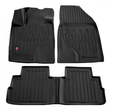 Polyurethane floor mats for Haval H6 3 2020-, with raised edges, 5 pcs, Stingray, 5051025