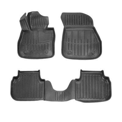 Polyurethane floor mats for BMW 1 F40 2019-2024/ BMW 2 F44 2019- with raised edges, 4 pcs Stingray 5027314 Polyurethane floor mats for BMW 1 F40 2019-2024/ BMW 2 F44 2019- with raised edges, 4 pcs Stingray 5027314