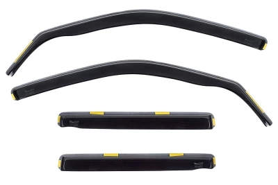 Owiewki szyb montowane w uszczelce do Mercedes W210 Combi 1995-2002 4D 4 szt. 23250 Heko