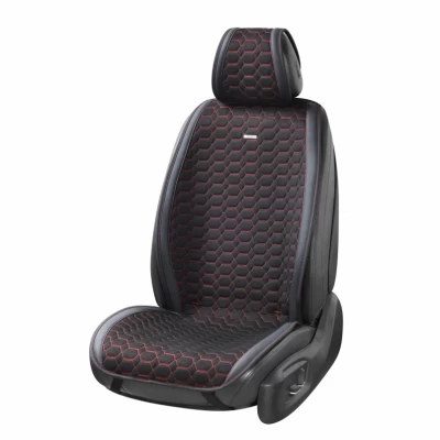 Narzuty na fotele Monte Carlo czarne/czerwone (przednie+tylne) Beltex BX81110