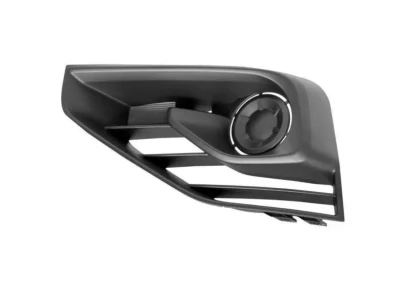 Kratka zderzaka prawa Nissan Pathfinder 2017-2021, bez otworu na światło przeciwmgielne, czarna, AVTM, 622569P0A, 185060914