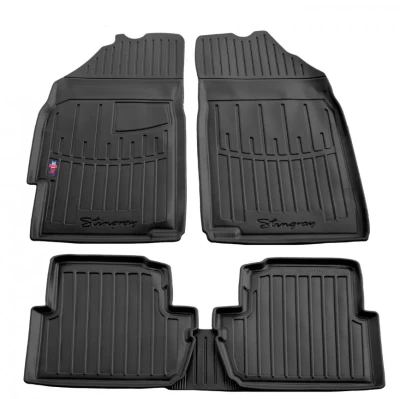 Dywaniki poliuretanowe do Ravon R2 2015-/Daewoo Matiz M300/Chevrolet Spark M300 2009-2015, z podwyższonymi rantami, 5 szt., Stingray, 5045015