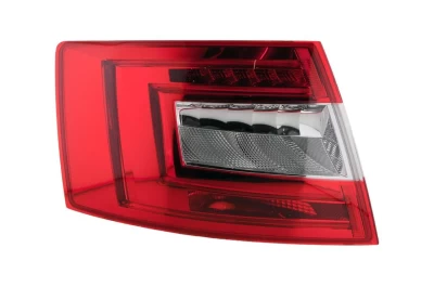 Lampa tylna lewa Skoda Octavia A7 LB 2017-2020, bez żarówek (LED/PY21W/P21W/H21W), Depo, 665-1941L-UE