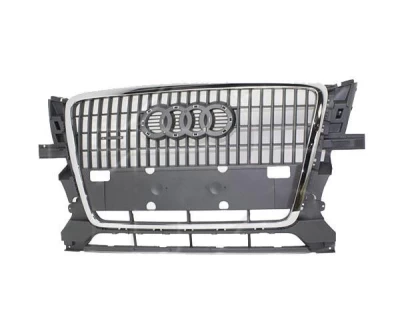 Radiator grille Audi Q5 2008-2012, black, chrome-plated frame, AVTM, 181212990