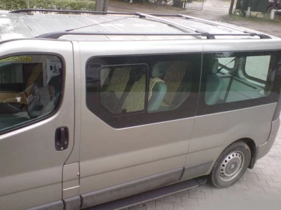 Relingi dachowe do Renault Trafic/Opel Vivaro 2001-2015 Długi rozstaw osi /czarne/Abs DDTS DDCNR79