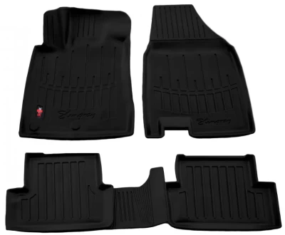 Dywaniki poliuretanowe do Nissan Qashqai 2007-2014, z podwyższonymi rantami, 4 szt., Stingray, 5014014