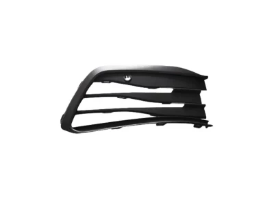 Kratka zderzaka prawa Volkswagen Golf 8 2020-, z wyłączeniem GTI, z otworem na czujnik parkowania, czarna, AVTM, 5H0853666J, 187473912