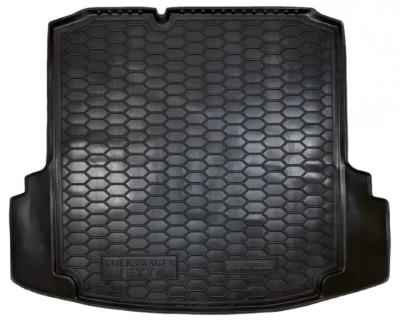 Boot mat for Volkswagen Jetta 2010- Mid, with mounting tabs, 211556 Avto-Gumm