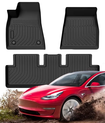 Dywaniki całoroczne do Tesla Model 3 2017–2024 HAVOC™ Maximum Coverage
