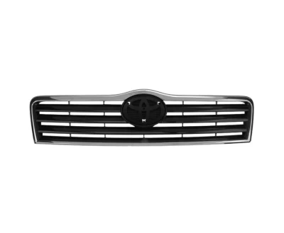 Radiator grille Toyota Avensis 2003-2006, chrome-plated/black, AVTM, 187010990