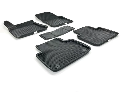 Dywaniki do Volkswagen Touareg 2018-, 3D EVA, czarne, 5 szt., Seintex, 95333