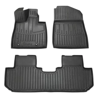 Polyurethane floor mats for BYD Tang L 2025- 7 seats, with raised edges, 3 pcs Stingray 5068133