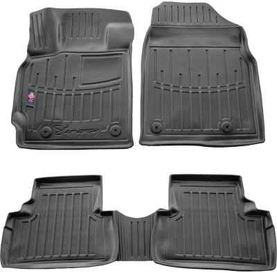 Polyurethane floor mats for Mazda CX-7 2006-2012, with raised edges, 5 pcs, Stingray, 5011125