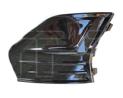 Right bumper grille Ford Mondeo 2019-, without fog light opening, black, AVTM, 182836918