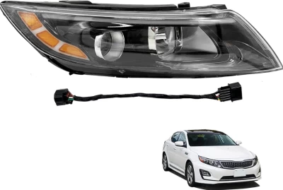 Reflektor przedni Kia Optima 2013-2016/K5 2013-2016, lewy, regulacja ręczna (H7/H7), jeden klosz, żółty wkład w kierunkowskaz, Depo, 3231148LAS2 Reflektor przedni Kia Optima 2013-2016/K5 2013-2016, lewy, regulacja ręczna (H7/H7), jeden klosz, żółty wkład w kierunkowskaz, Depo, 3231148LAS2