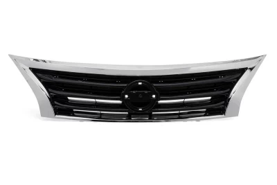 Radiator grille Nissan Altima 2012-2016, black/chrome-plated, AVTM, 185048990