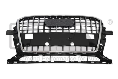Radiator grille Audi Q5 2012-2017, black, chrome-plated frame, AVTM, 531789802