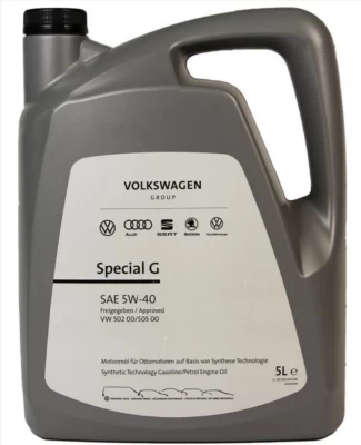 Olej silnikowy VAG Motor Oil 5W-40 Special G, 5 L VAG GS55502M4