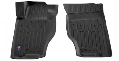 Polyurethane floor mats for Kia Sorento 1 BL 2002-2009, with raised edges, 2 pcs, Stingray, 5010022