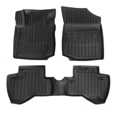 Dywaniki poliuretanowe do Peugeot 107/ Citroen C1/ Toyota Aygo 2005-2014 z podwyższonymi rantami, 3 szt. Stingray 5016283